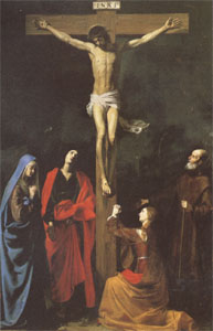 The Crucifixion with St.Vincent de Paul (mk05)